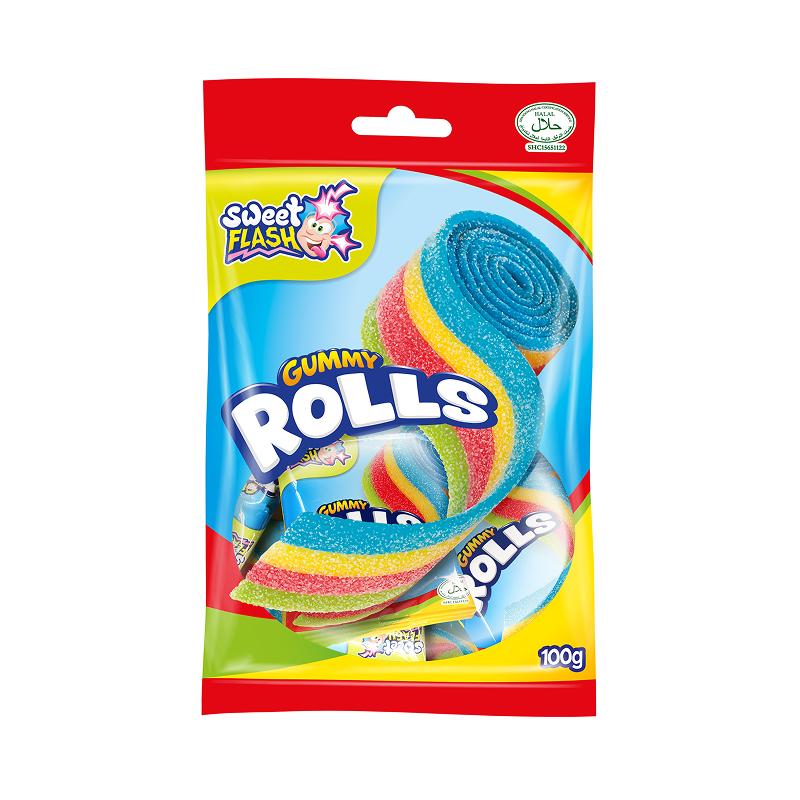 Babydélice Sachet de Rainbow Gummy Roll - Sweet Flash