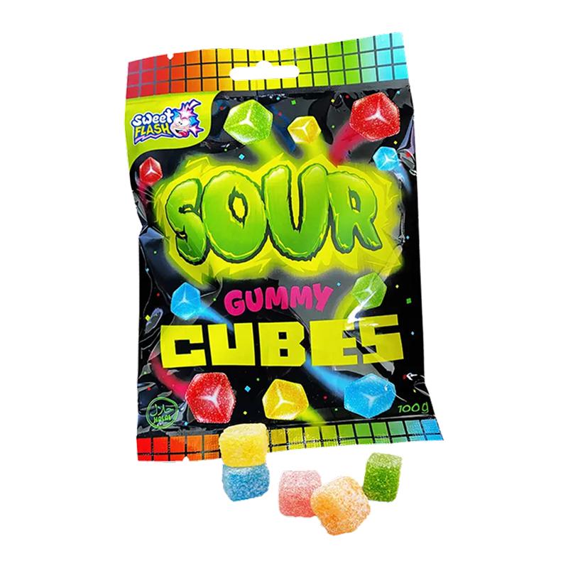 Babydélice Sour Gummy Cubes - Sweet Flash