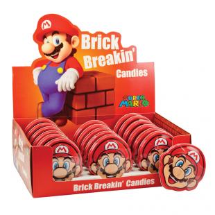 Babydélice Tête De Mario - Mario Brick Breakin 22.6g (1 display de 18)