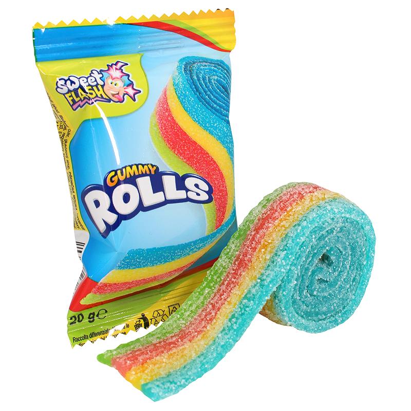 Babydélice Rainbow Gummy Roll - Sweet Flash