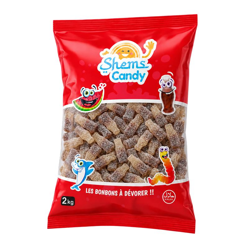 Babydélice Bouteilles Cola Acides Halal 2kg - Shems Candy