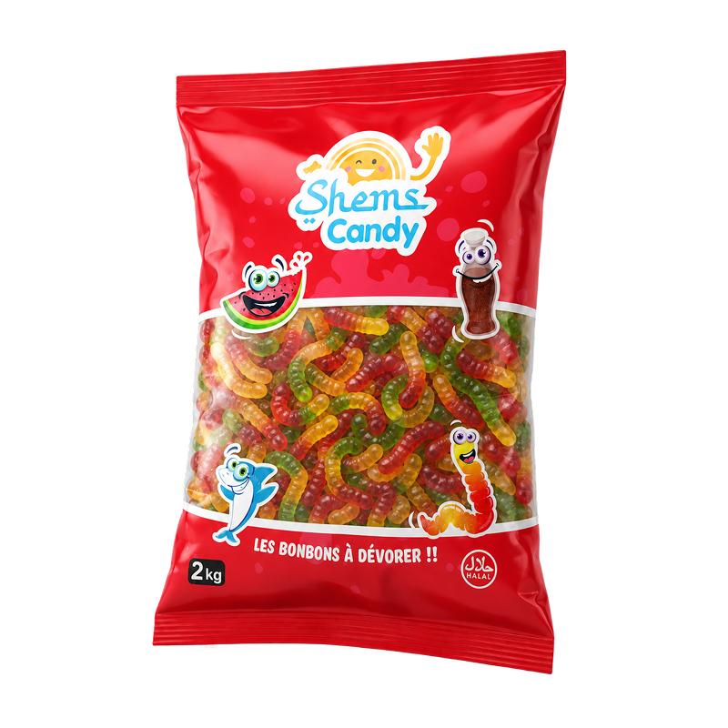 Babydélice Vers Lisses Halal 2kg - Shems Candy