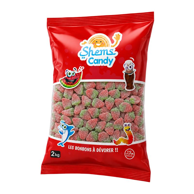 Babydélice Fraises Acides Halal 2kg - Shems Candy